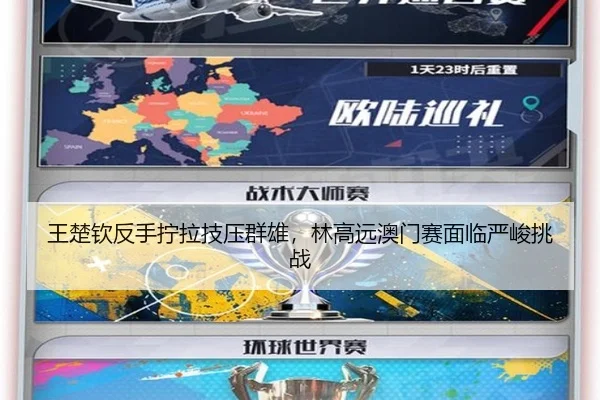 王楚钦反手拧拉技压群雄，林高远澳门赛面临严峻挑战